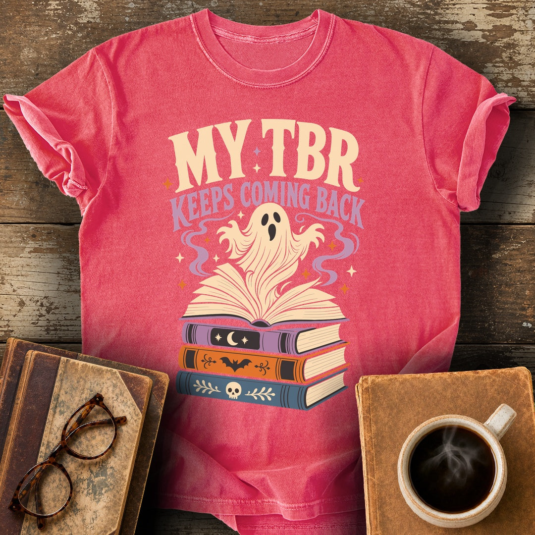 My TBR Keeps Coming Back Tee - watermelon shirt mockup